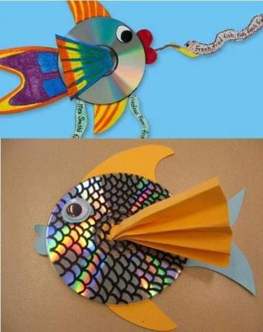 bricolage, poisson, cd